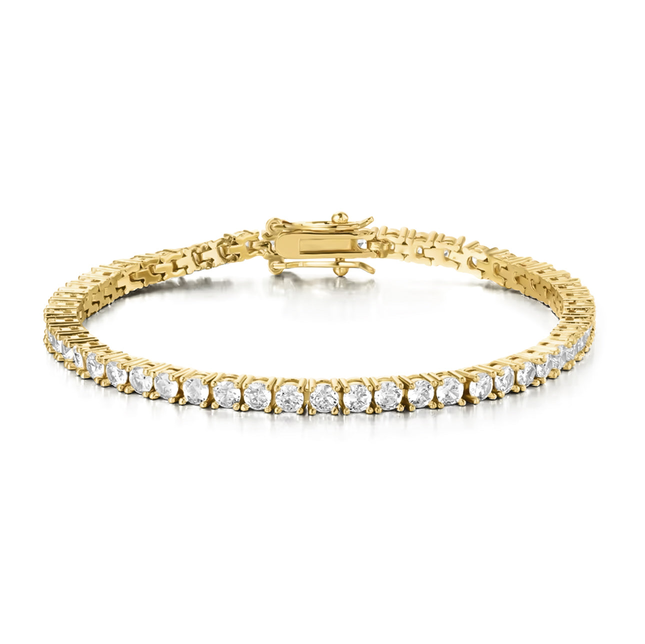 Tennis Bracelet 4mm - Gold